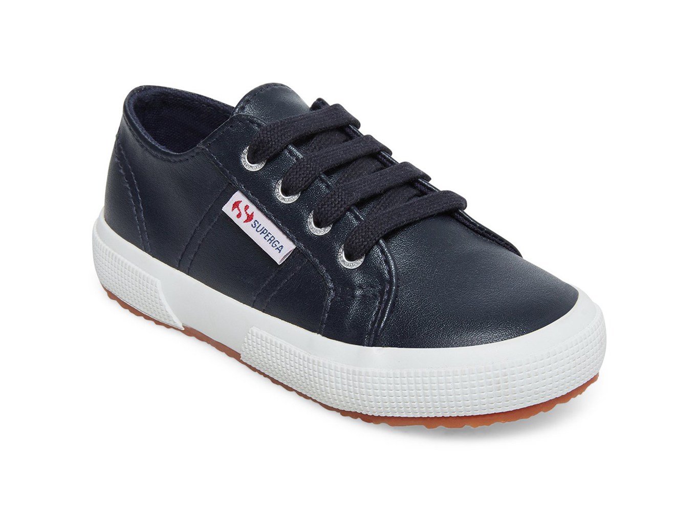 Superga Sneakers Kids - 2750 Nappaleaj Leather - Navy - HOPTN0386